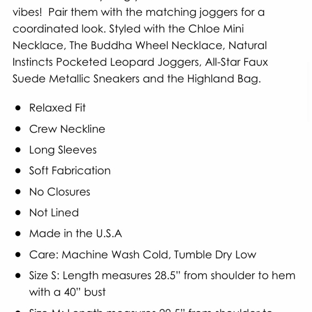 Vici Leopard Print Lounge Pullover - image 6